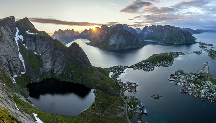 Midnight Sun in Lofoten by Michael Libis on 500px.com