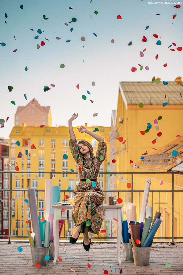 Confetti by Polya Ilchenko on 500px.com