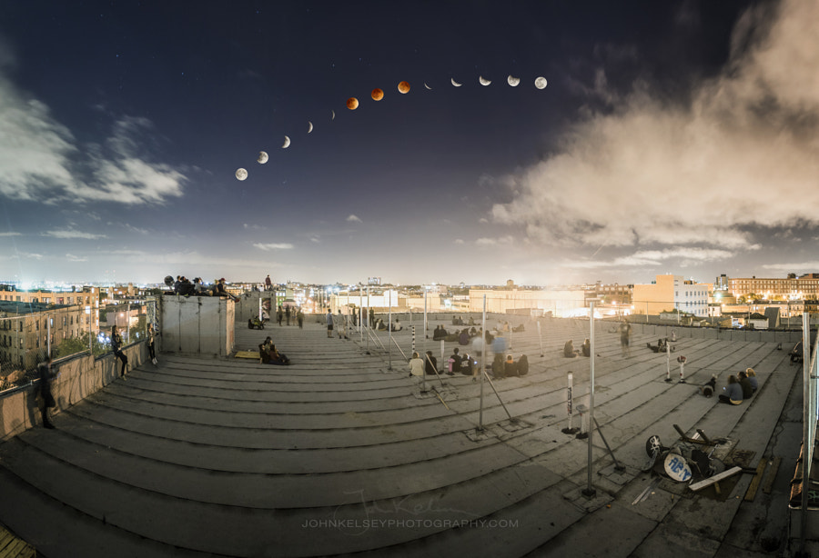 Brooklyn Blood Moon by John Kelsey on 500px.com