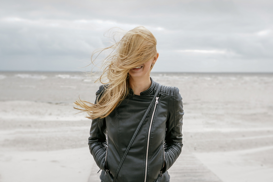 500px Photo ID: 97540031 - Windy beach. Unexpected shot.  Re-edit.