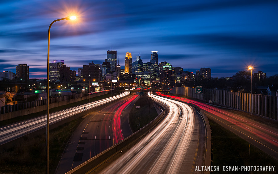 Minneapolis Long Exposure by Altamish  on 500px.com