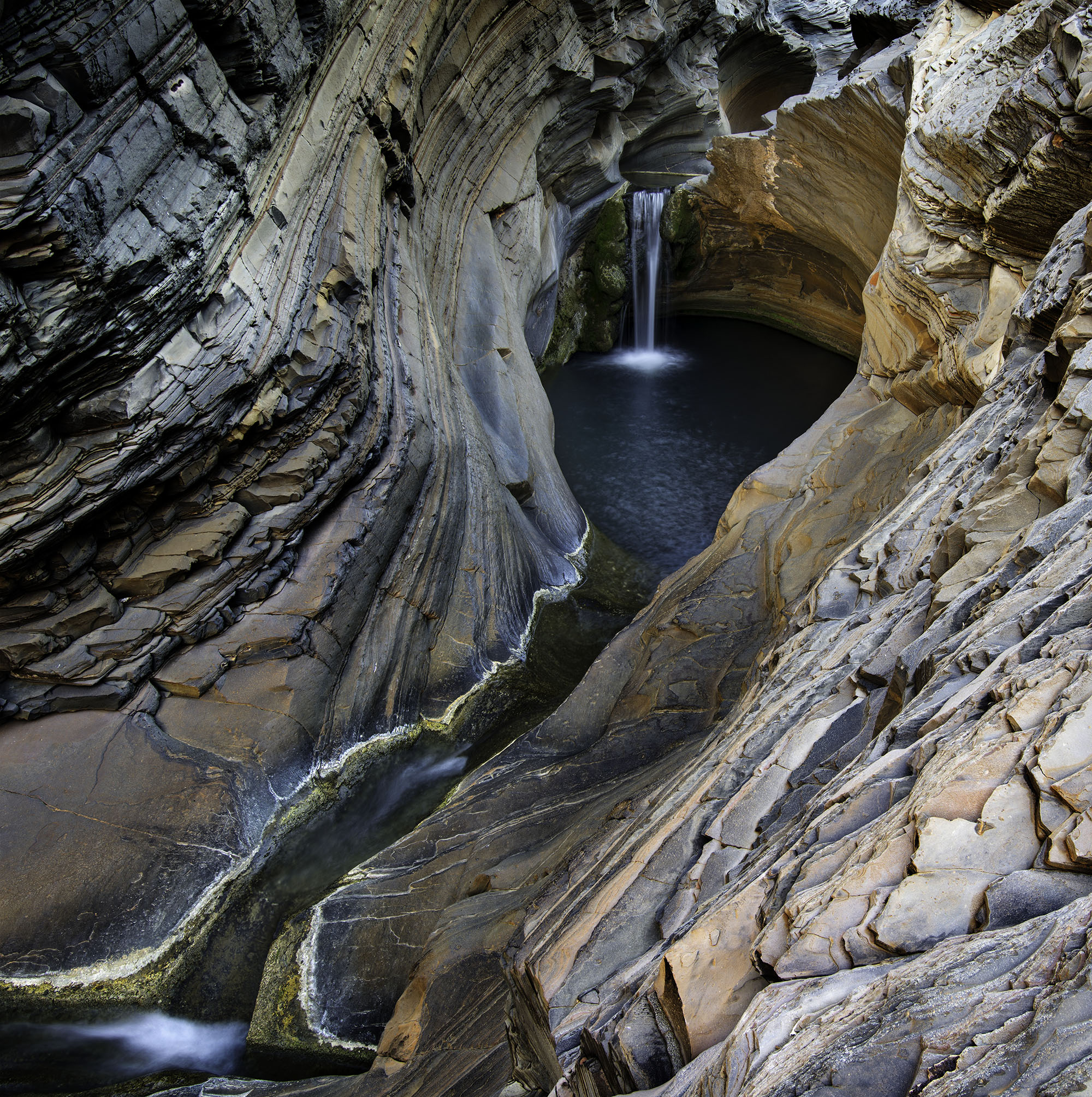 Hamersley Gorge waterfall.