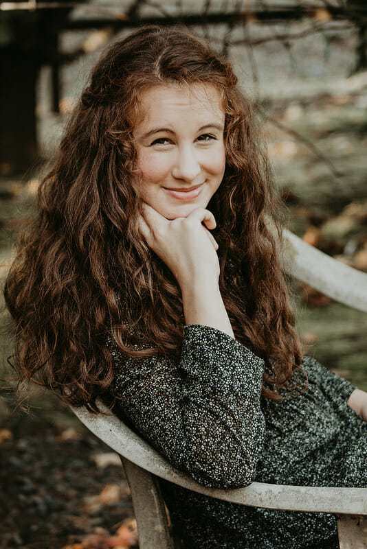 girl in chair