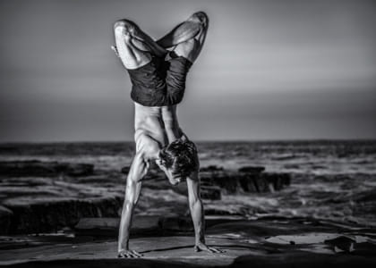 Handstand in Lotus by Janet Weldon on 500px