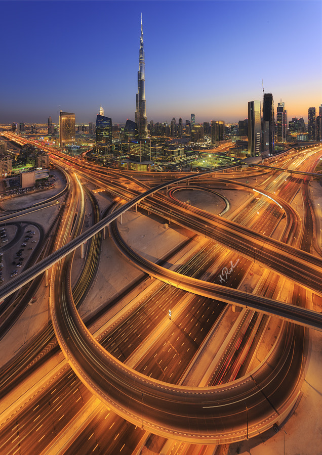 burj Khalifah Interchange by Rustam Azmi on 500px.com