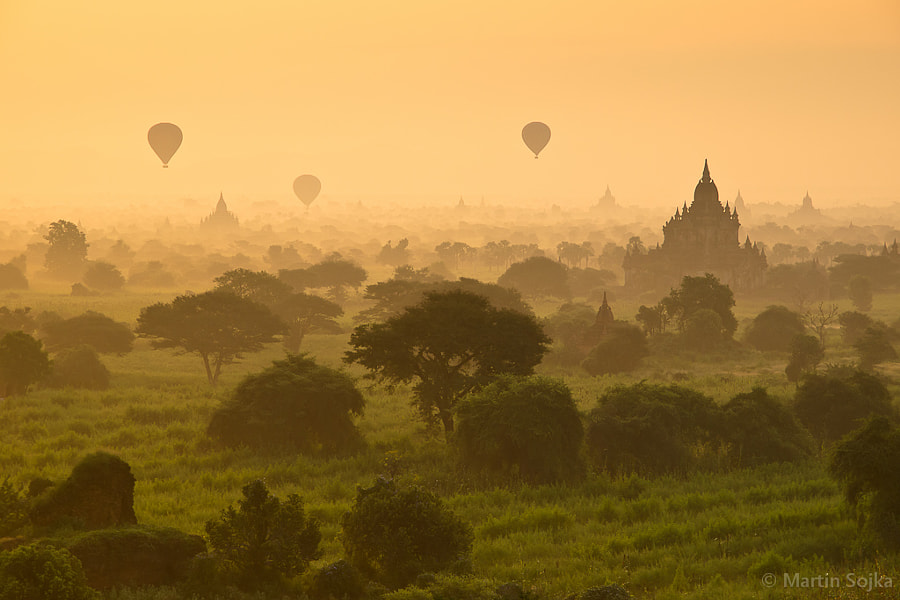 Bagan Balloons ~ Myanmar (Burma) by Martin Sojka on 500px.com