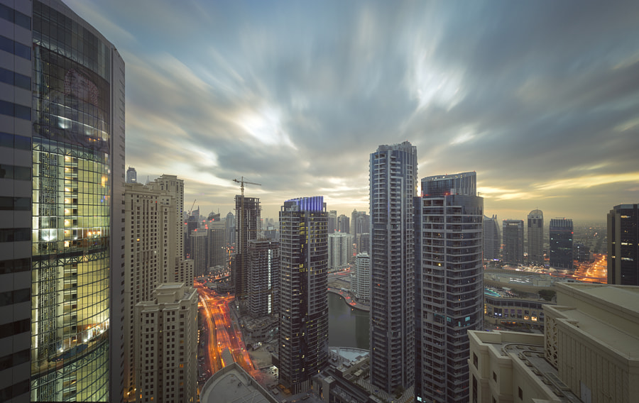 Long Exposure Over Dubai by Jimmy Mcintyre on 500px.com