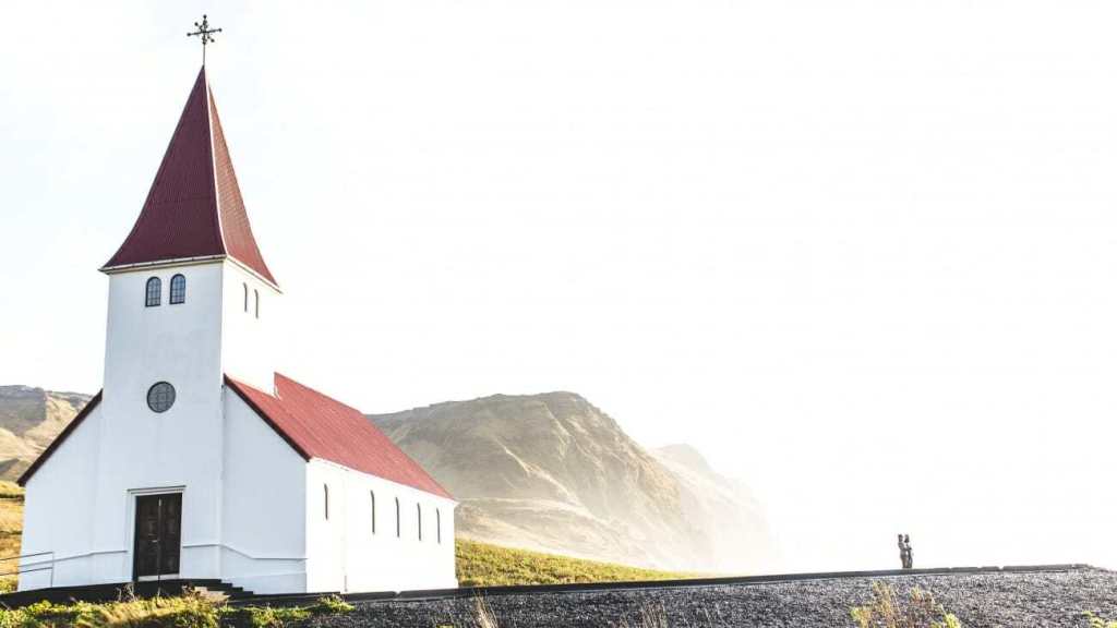 church in mountains