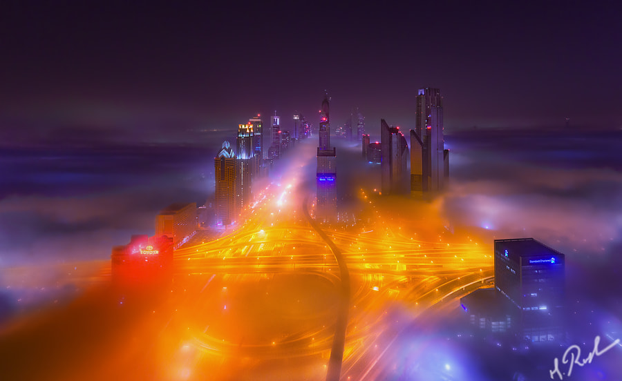 Dubai Fog by Rustam Azmi on 500px.com