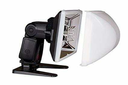 A photo of a flash diffuser
