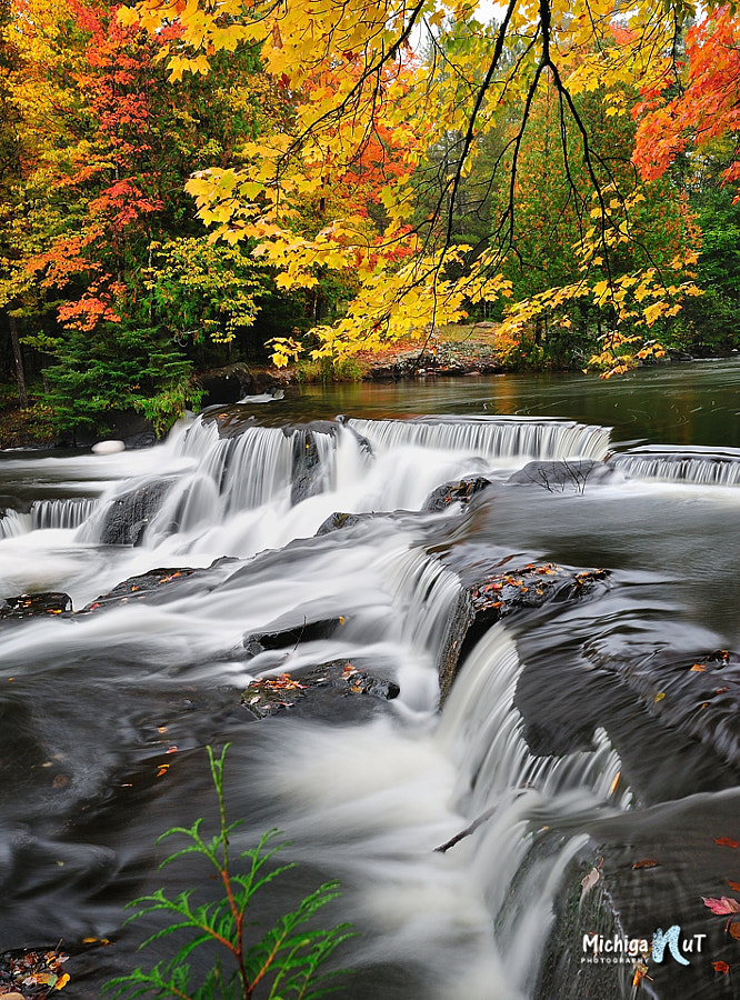 Autumn at Bond Falls Michigan