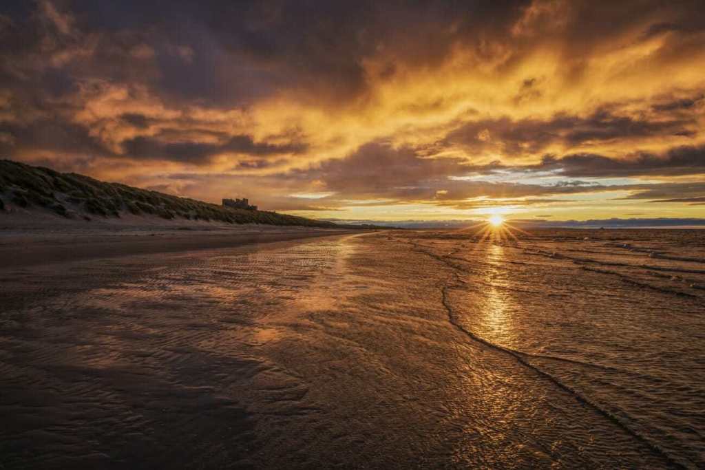 Northumberland sunset