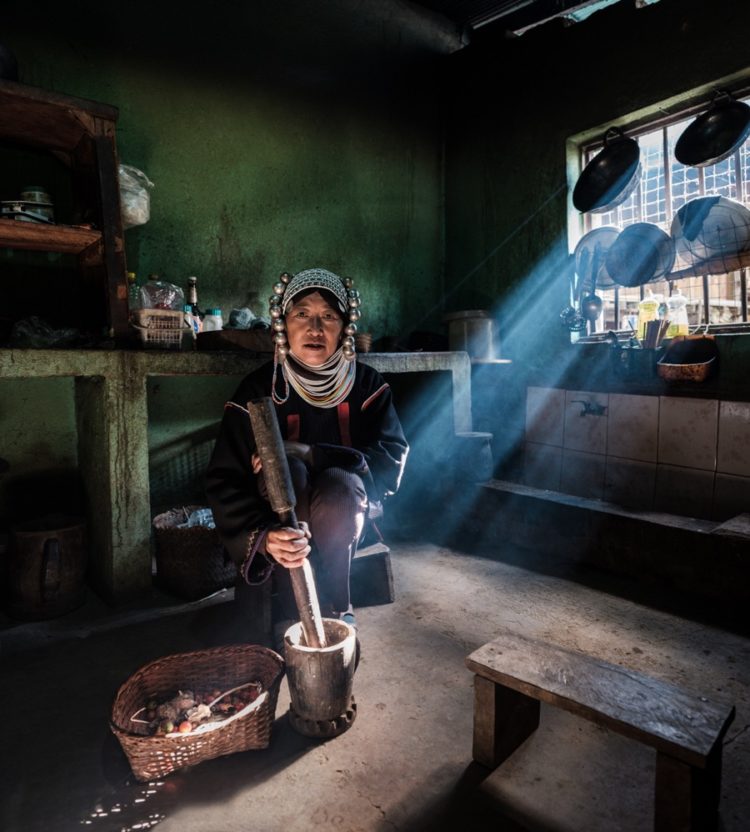 Akha woman, Wan Pin Village, Shan State, Myanmar