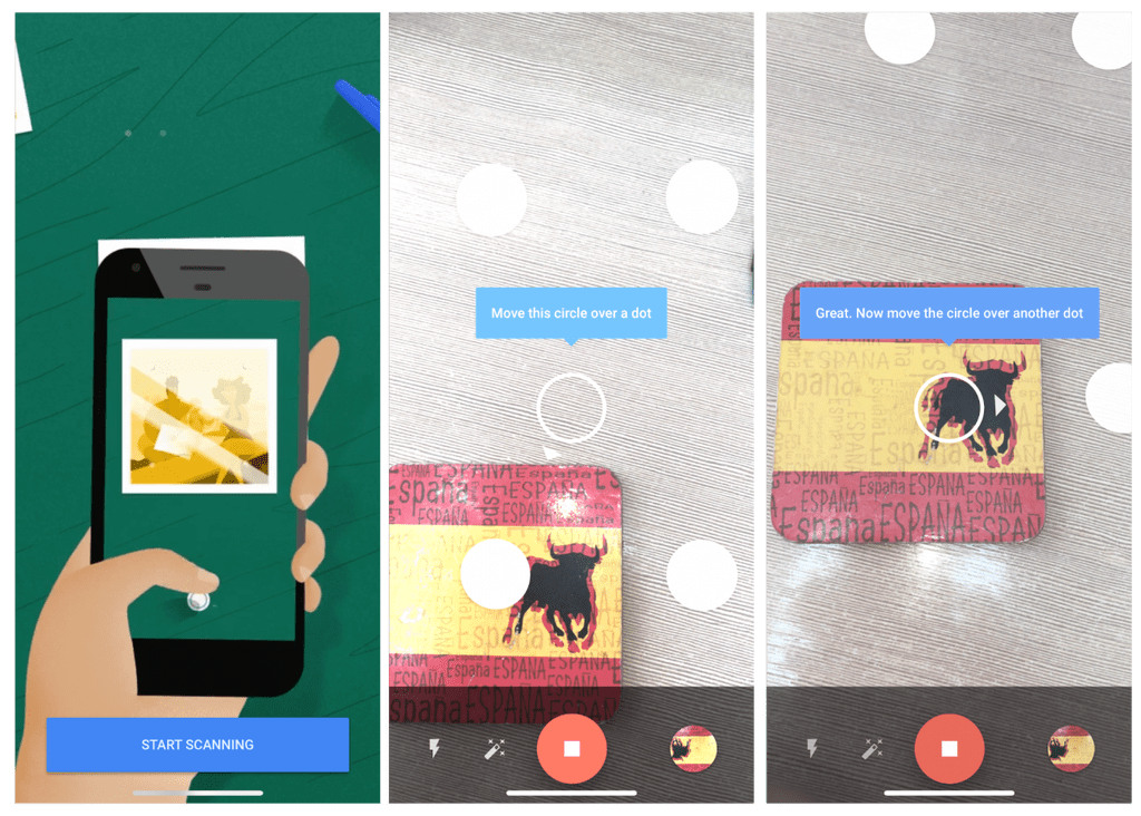 Google photo scanner app screenshot