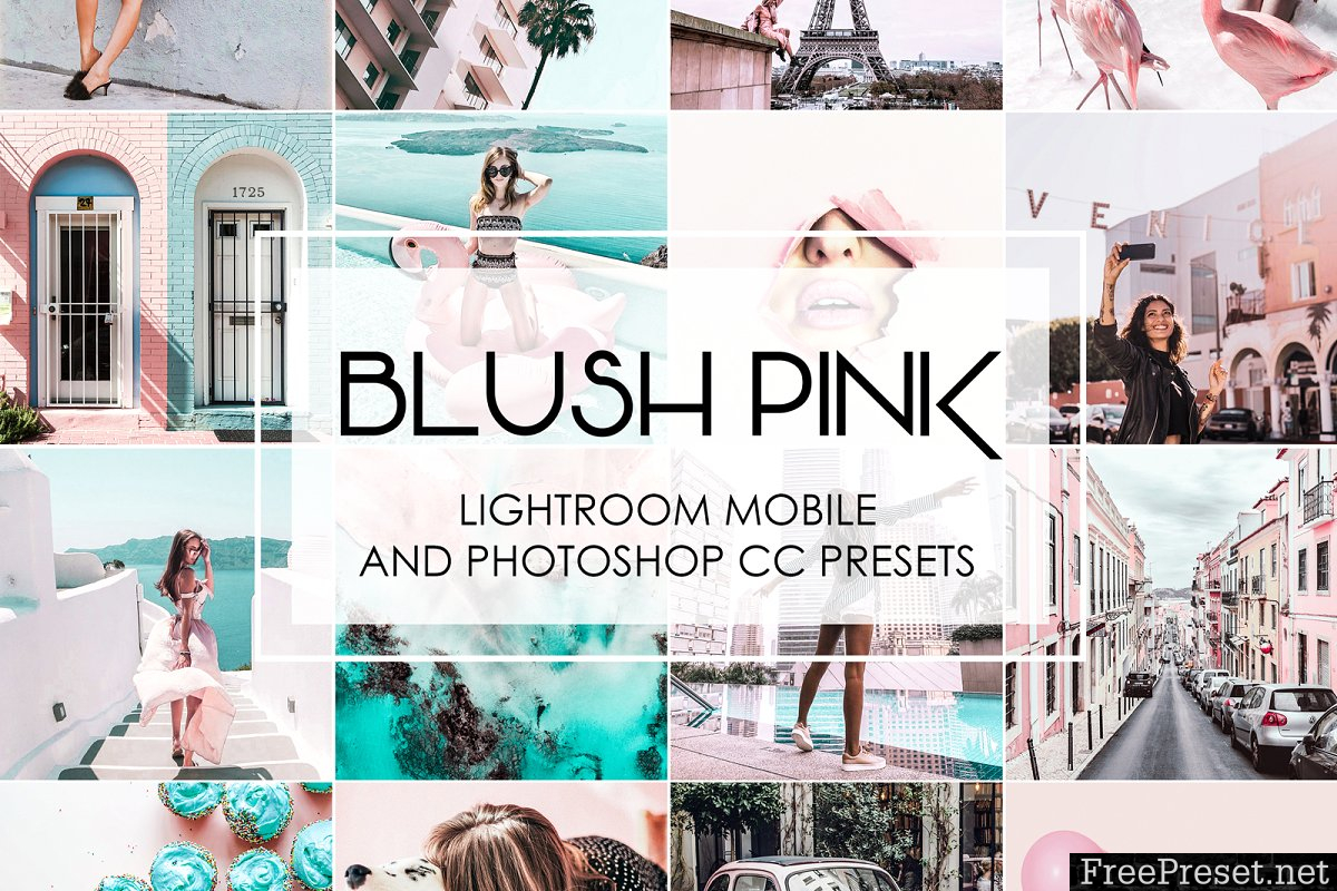 5 Lightroom Mobile Presets PINK SAND  Summer Instagram Filter  Pink Presets for Desktop and Mobile Lightroom  Blush Presets