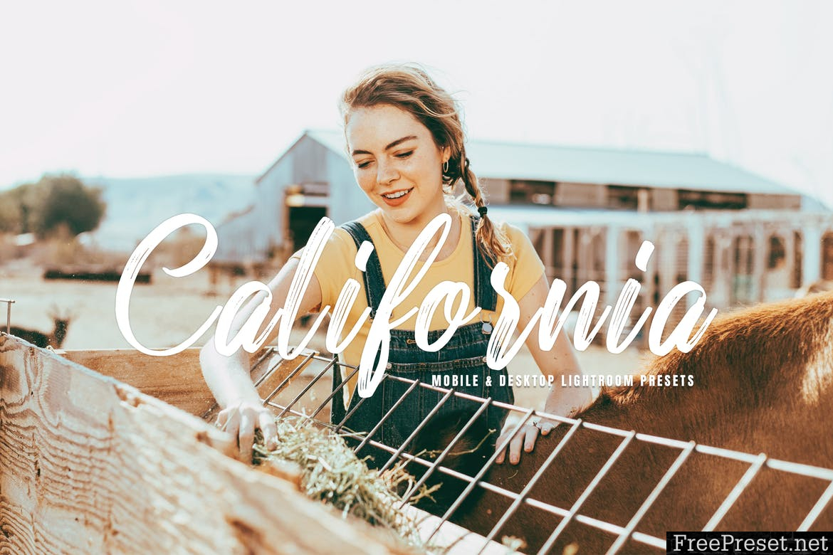 California Mobile & Desktop Lightroom Presets PTXB29N