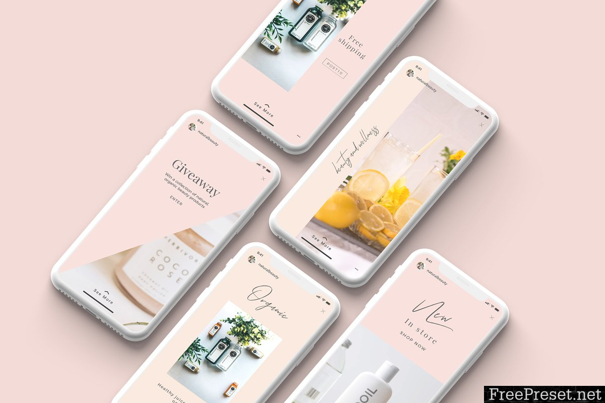 CreativeMarket - 26 Health & Beauty Social Templates 3675587