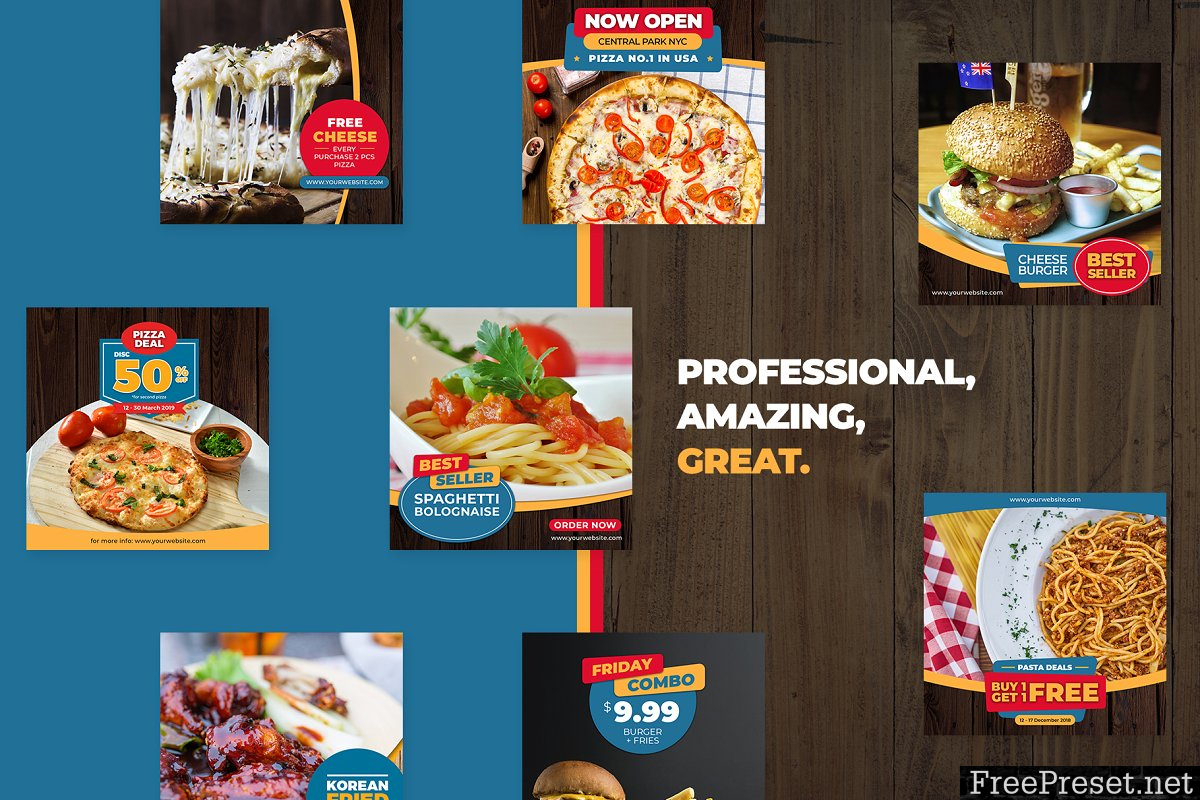 FAST FOOD - Social Media Bundle 3694729