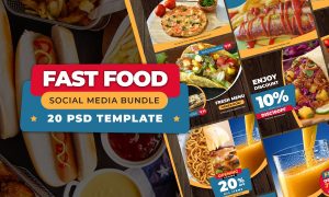 FAST FOOD - Social Media Bundle 3694729