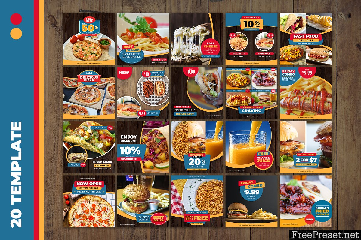 FAST FOOD - Social Media Bundle 3694729