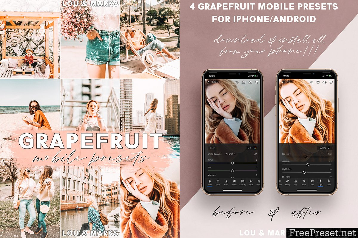 Grapefruit Blogger Mobile Presets 3621079