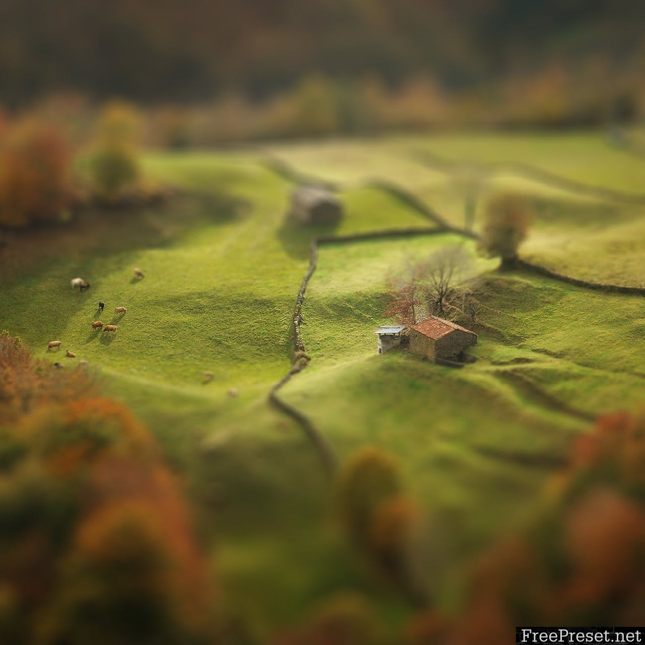 Miniature Tilt Shift Blur Action GLQVHSE