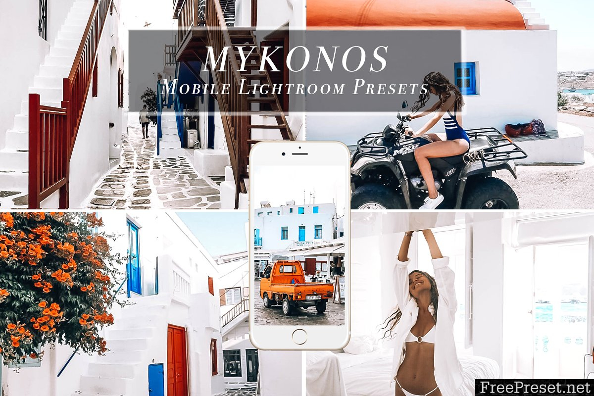 Mobile Lightroom Presets - Mykonos 3471923