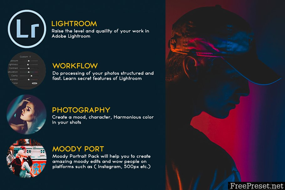 Moody Portrait Lightroom Presets 2577414