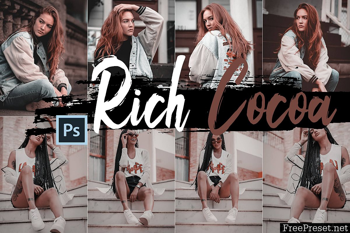 Neo Rich Cocoa Theme Color Grading photoshop actions