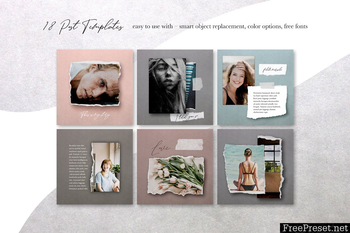 Paperly 1 – Instagram Post Templates 3703874