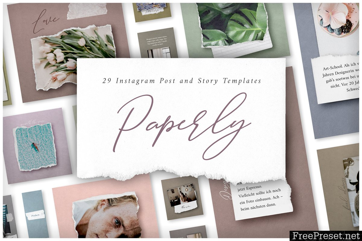 Paperly 1 – Instagram Post Templates 3703874