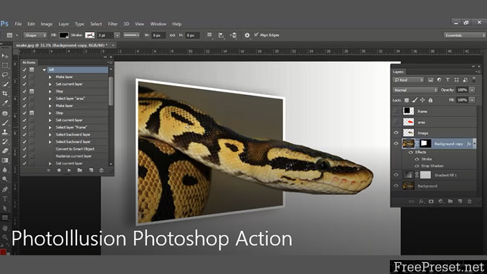 Photoillusion Photoshop Action 22303244