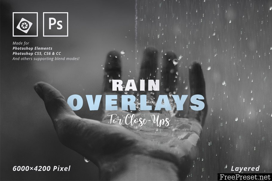 Rain Overlay for Close-Ups 1728963