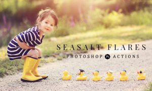 Seasalt-co - Flares Collection Photoshop Actions + Overlays