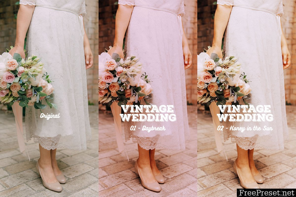 Vintage Wedding Action for Photoshop 3524265