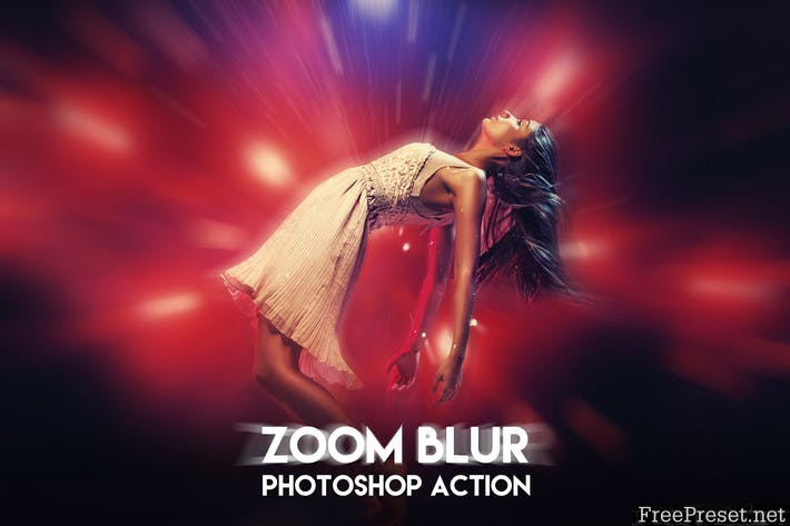 Zoom Blur Photoshop Action 26ZM5FY