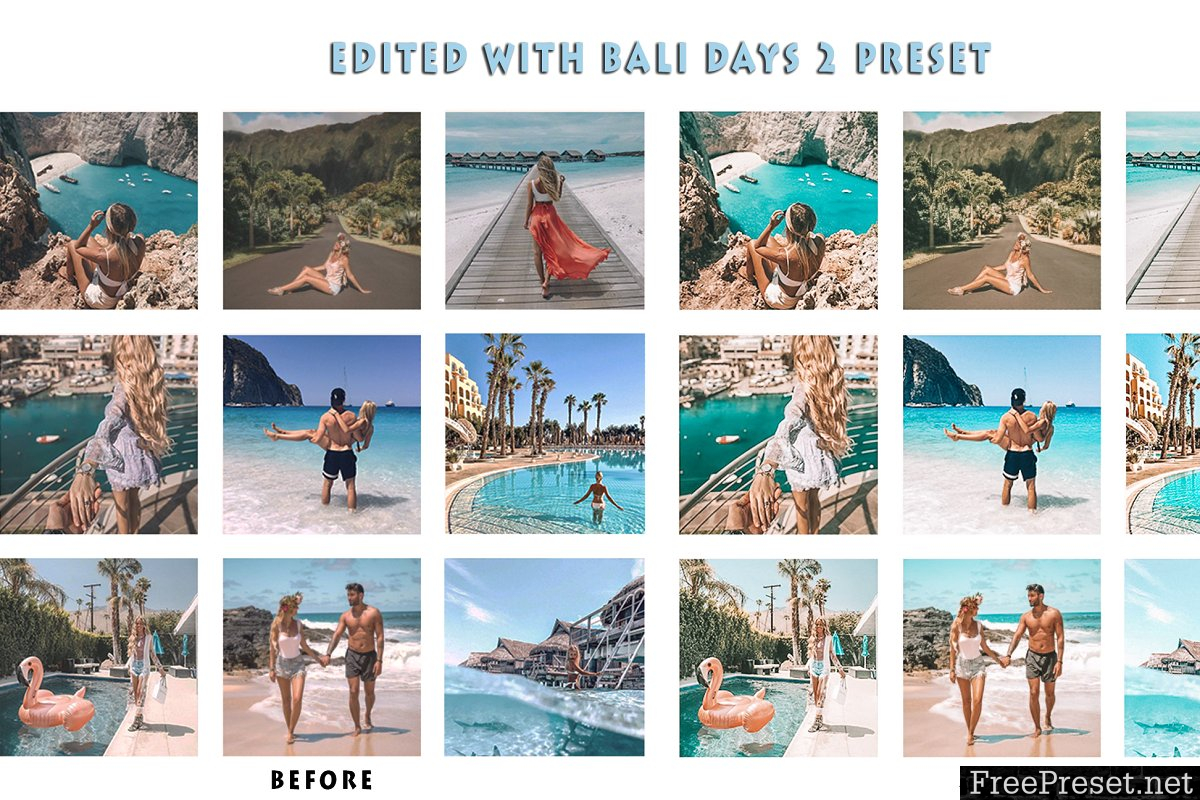 6 Mobile Lightroom Presets Bali Days 3736642