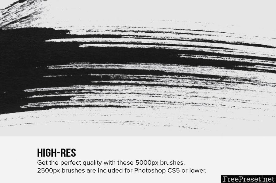 82 Sumi-E Ink Strokes Brushes