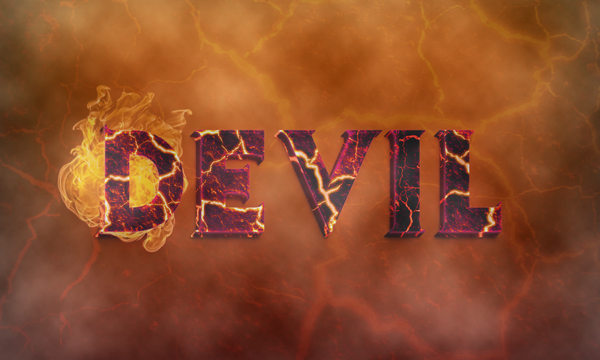 Create a Devilish 3D Text Effect