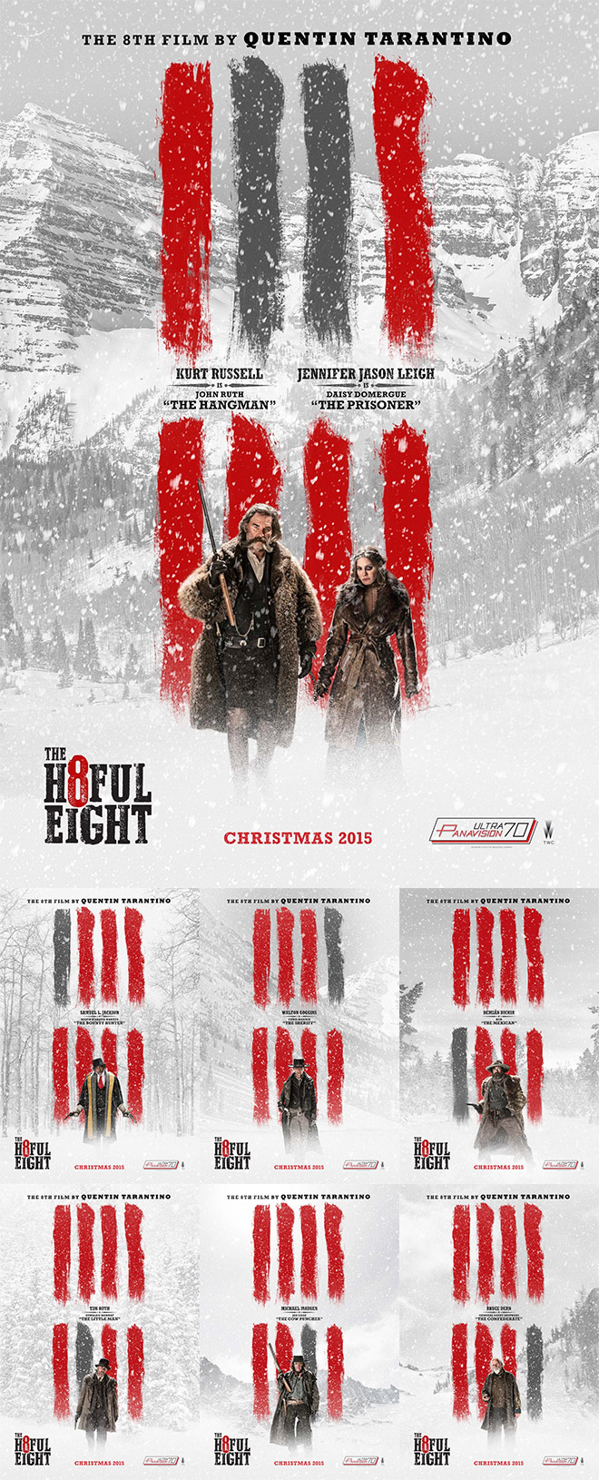 Hateful Eight Movie Posters