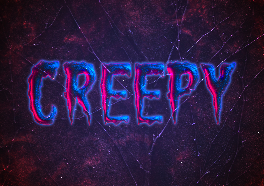 Create a Creepy Halloween Text Effect