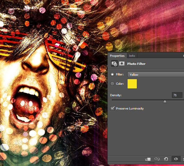 Create a crazy disco effect with Photoshop 15