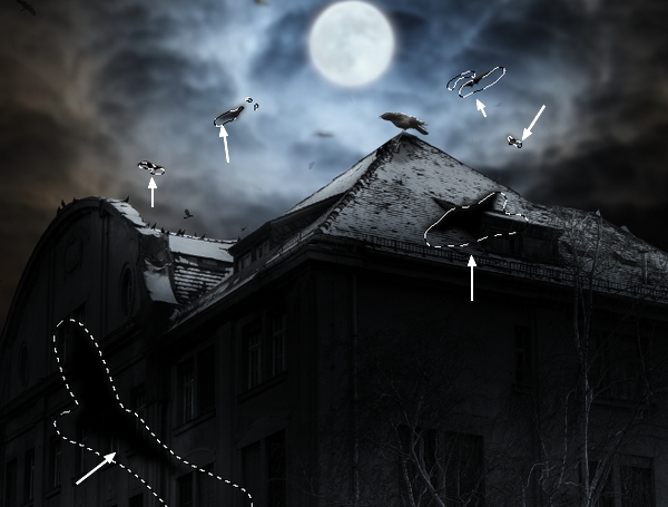 Create a Haunted House Scene with Photoshop 36