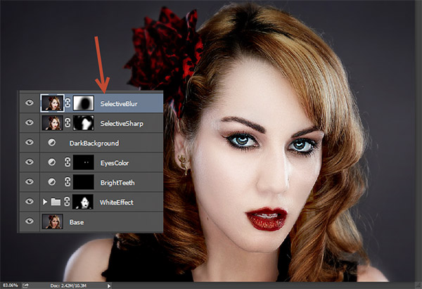 Create a Porcelain Skin Effect in Photoshop 11