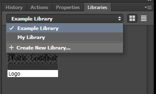 How to Use Libraries Panel in Photoshop 3