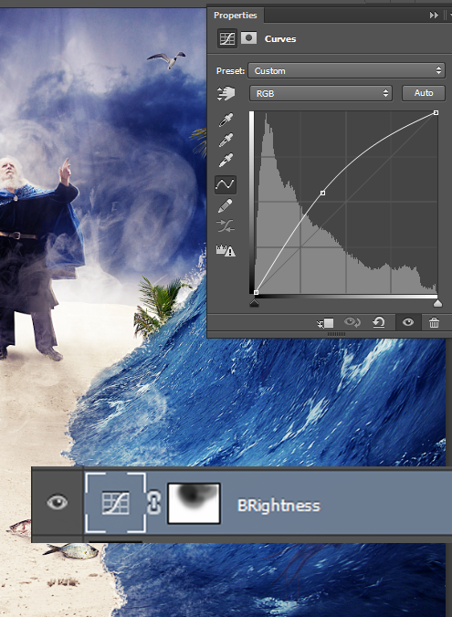 Create a Parting Sea Photo Manipulation in Photoshop 49