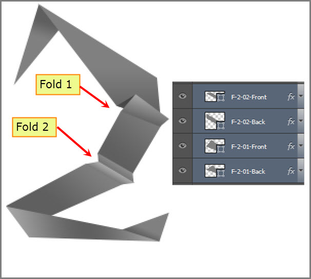 Create an easy folded paper text effect in Photoshop 31