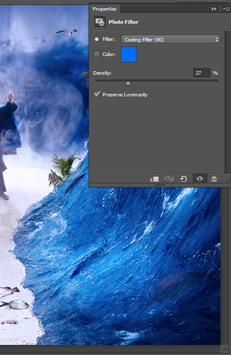 Create a Parting Sea Photo Manipulation in Photoshop 16