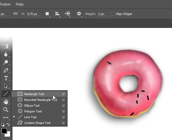 Draw Semi Realistic Donuts using Adobe Photoshop