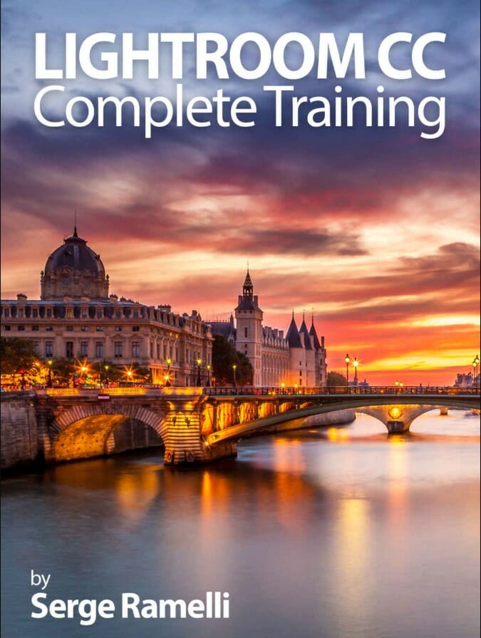 Cover of the photography book "Lightroom CC Complete Training"